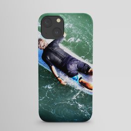 Surfer from Above iPhone Case