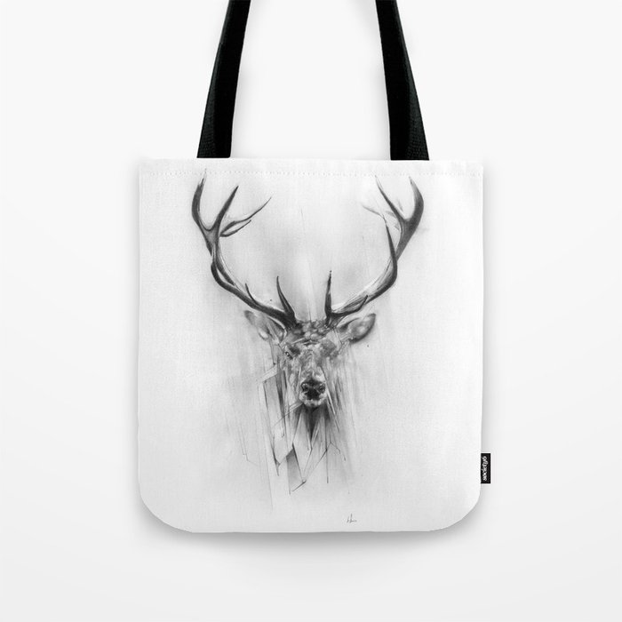 Red Deer Tote Bag