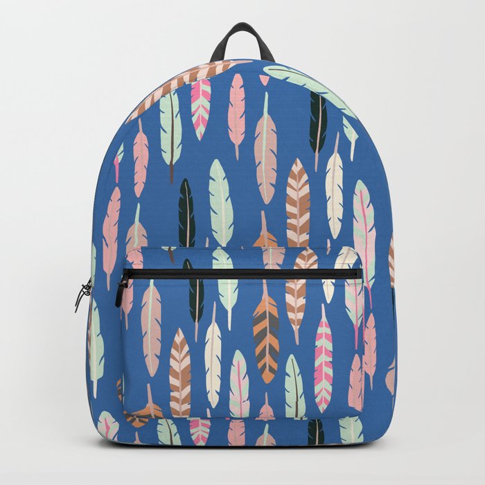 FEATHERS FRENCH BLUE Backpack