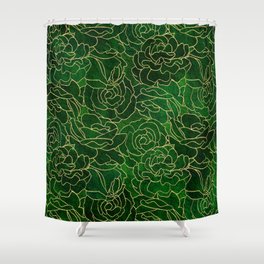 ABSTRACT FLORAL 3 Shower Curtain