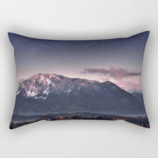 Fantasy mountain Rectangular Pillow by Andrew Marcu Society6