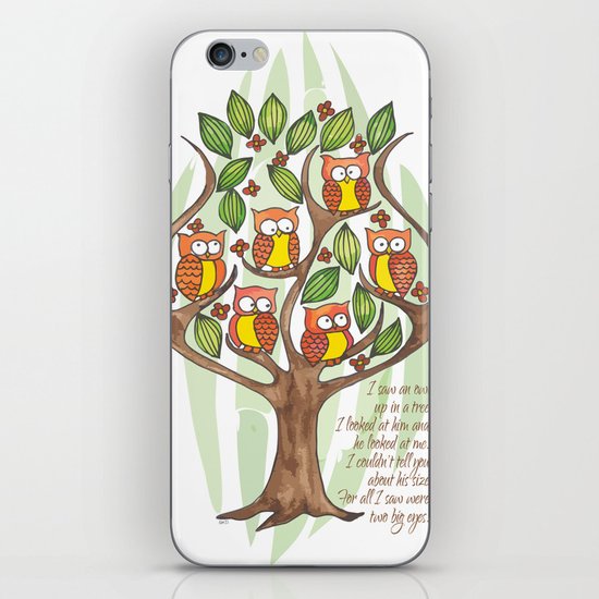 Owl Tree iPhone & iPod Skin