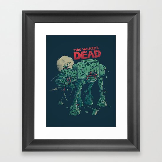 Walker's Dead Framed Art Print