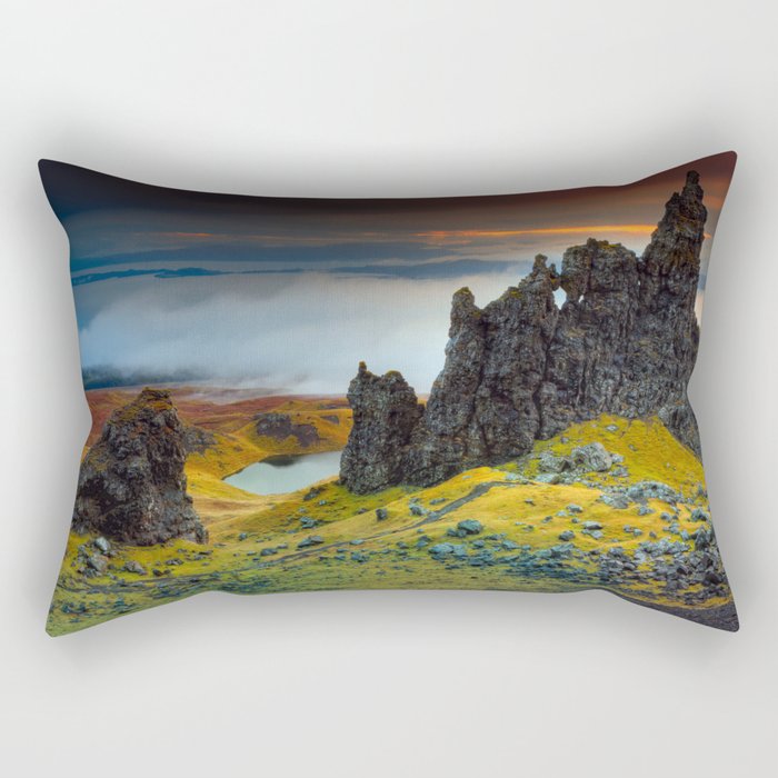 Rock falaise Ecosse Rectangular Pillow