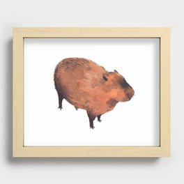 Capybara  Recessed Framed Print
