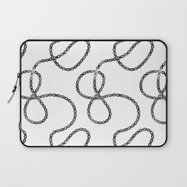 bicycle chain repeat pattern Laptop Sleeve
