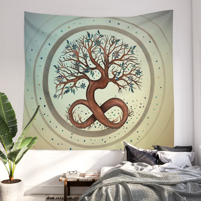 Tree of 2025 life wall tapestry
