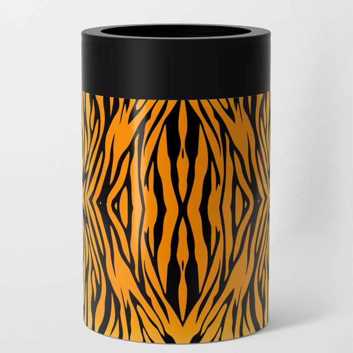 Tiger Stripes Pattern Can Cooler