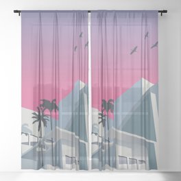 Miami Nice Sheer Curtain