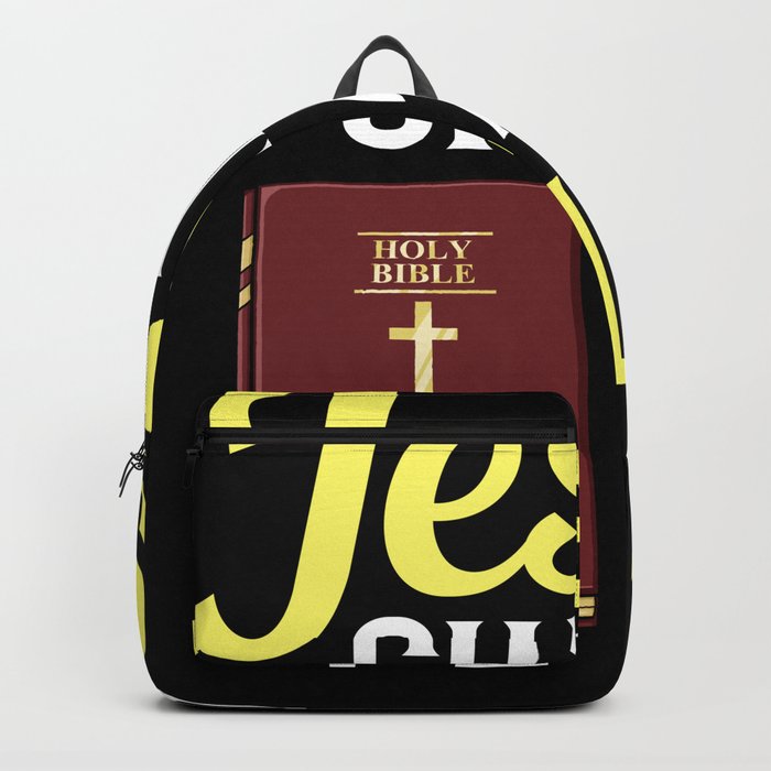 Jesus Bible Cross Nazareth Study Quotes Backpack