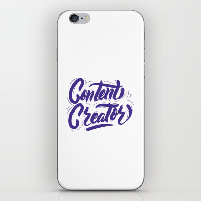 Content Creator iPhone Skin