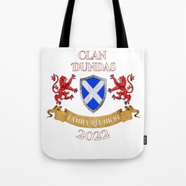 Dundas Family Reunion 2022 Scottish Clan Tote Bag