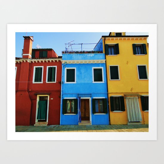 Green Shutters Art Print