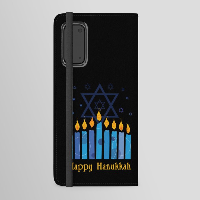 Happy Hanukkah Candles Menorah Hanukkah 2021 Android Wallet Case