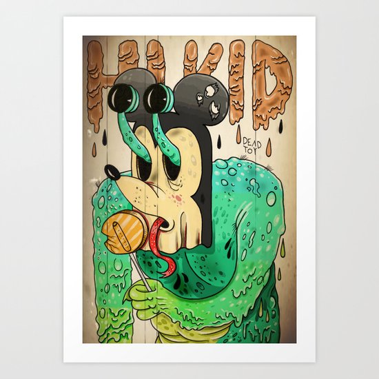 Strangers have the best candy Art Print