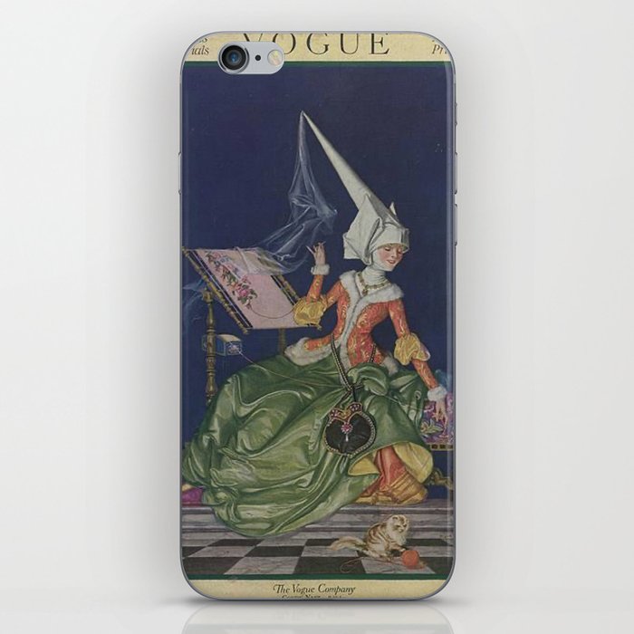 Vintage Fashion Magazine Cover March 1917 iPhone Skin