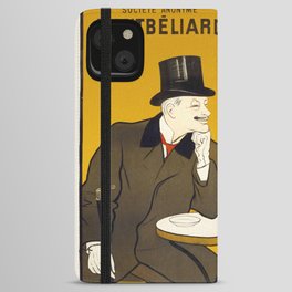 Man and Woman At A Cafe iPhone Wallet Case