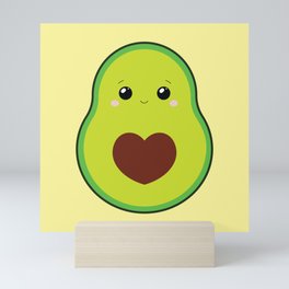 Happy Avocado Mini Art Print