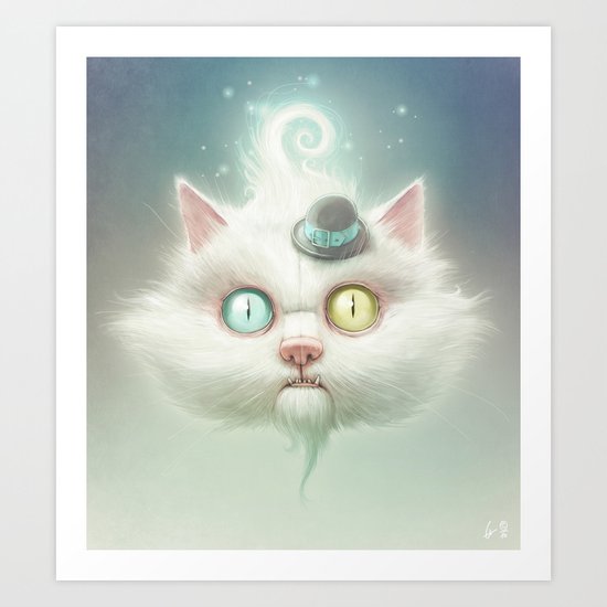 Release the Odd Kitty!!! Art Print