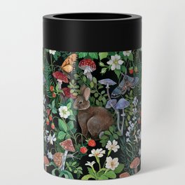 Rabbit and Strawberry Garden Can Cooler