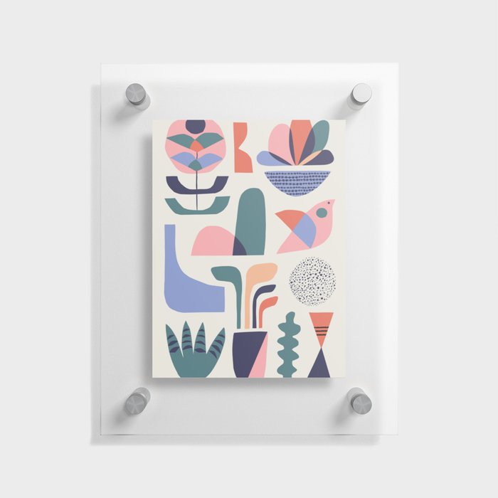 Modern Succulents Floating Acrylic Print