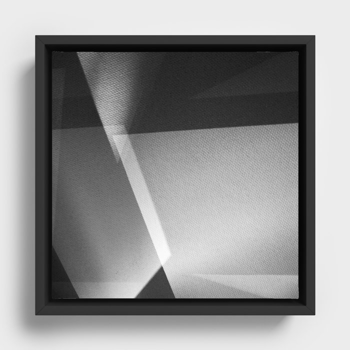 Grey Style Framed Canvas