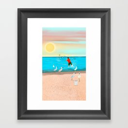 Vanderbilt beach, Naples Florida Framed Art Print