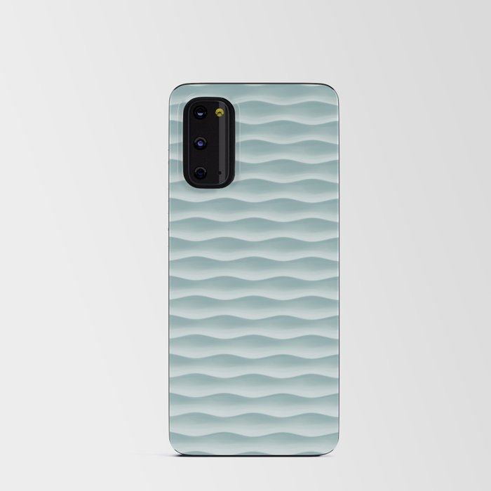 Wave Rows Mint Android Card Case