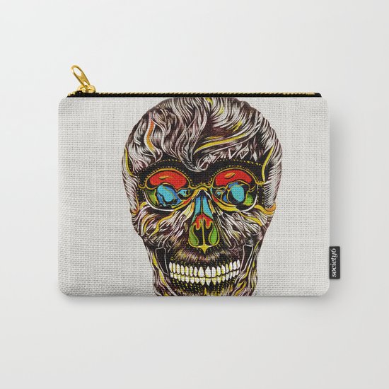 Colorful Skull Carry-All Pouch
