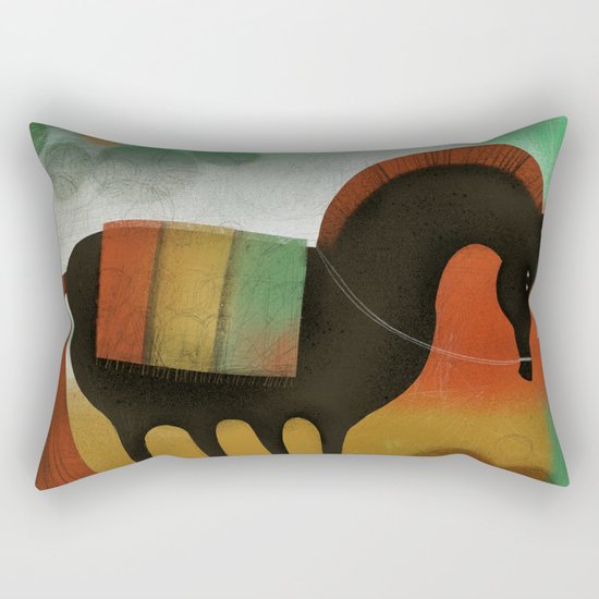 WAITING Rectangular Pillow