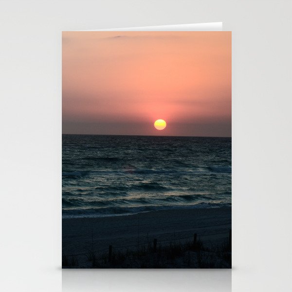 Sunset on the Beach Stationery Cards