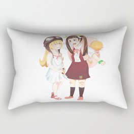 Hachikuji and Shinobu Rectangular Pillow