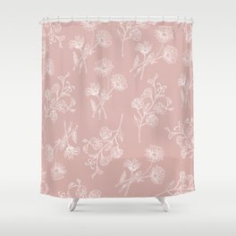 Daisy & Sweet Pea Shower Curtain