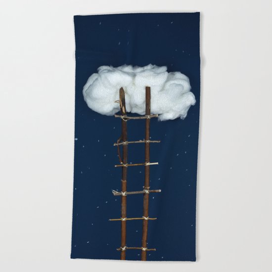 Stairway to the clouds Beach Towel