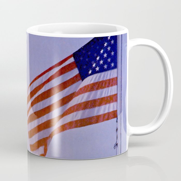 Nasa Picture 3: Apollo 11 Launcher and the flag of the USA Coffee Mug