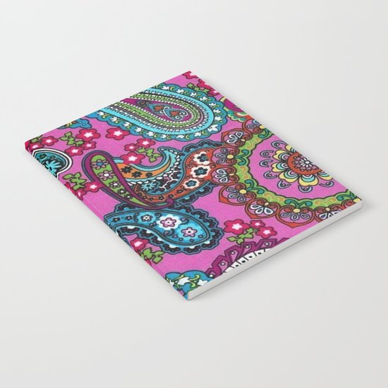 Floral Paisley Pattern 03 Notebook