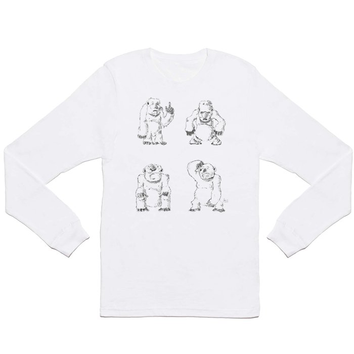Only 4 Yetis Long Sleeve T Shirt