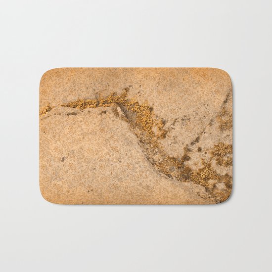 Vintage Moss Flourishes Bath Mat