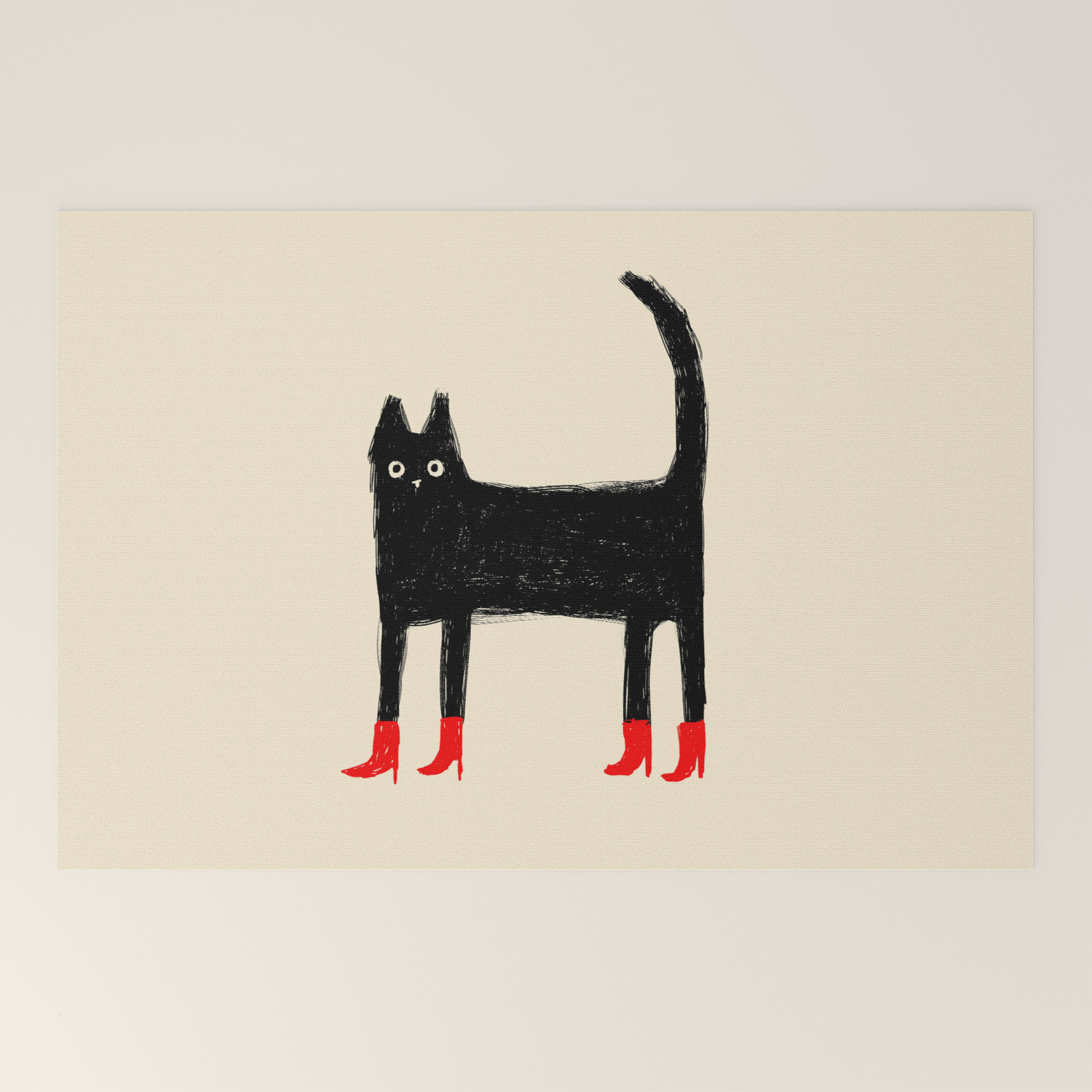 red cat boots
