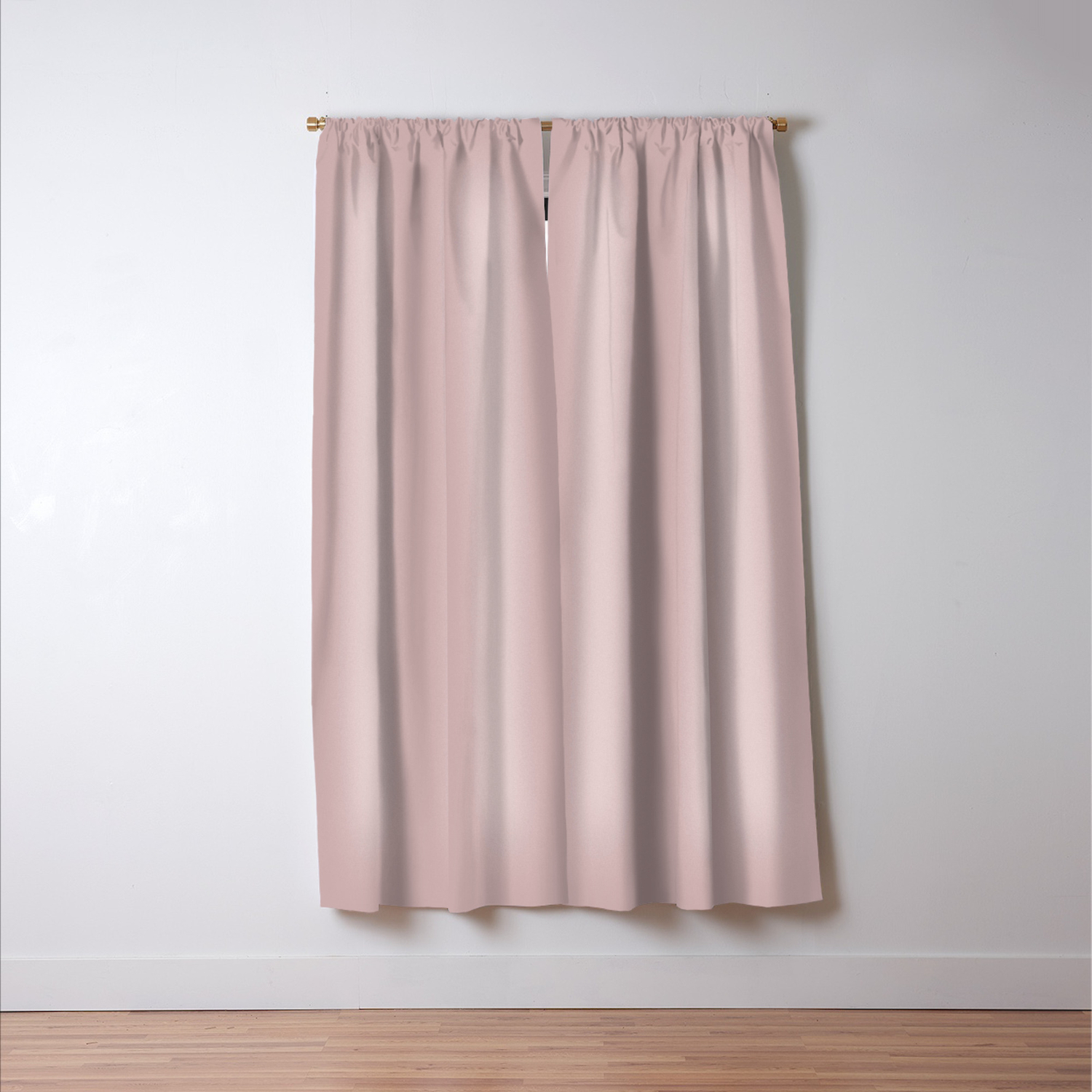 Frosted Peach Pink Stripes Blackout Curtain By Patriciannek Society6