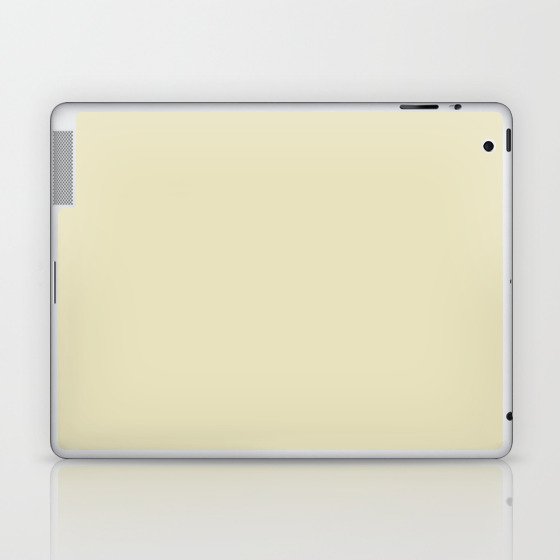Simple Perfect Almond Yellow 4446 Laptop & iPad Skin