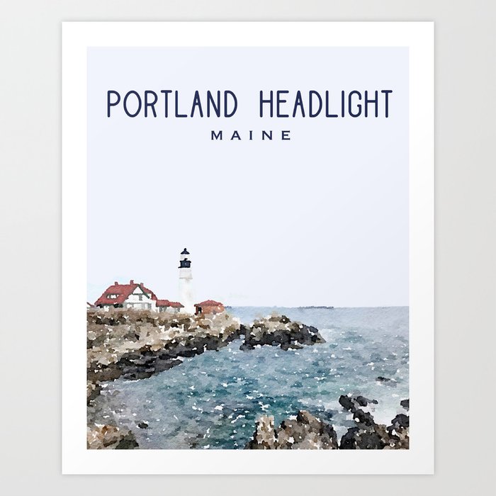 Portland Head Lighthouse Maine Art Print