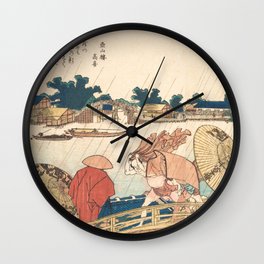 Vintage Jap Art Wall Clock | Artdecor, Vintageart, Homedesign, Vintage, Color, Digital Manipulation, Pencildrawing, Foreign, Wallart, Digital 