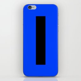 letter L (Black & Blue) iPhone Skin