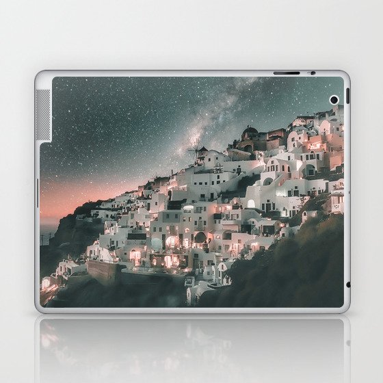 Santorini Night Sky Laptop & iPad Skin