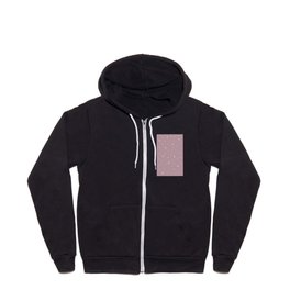Starry night pattern Burnished Lilac Zip Hoodie