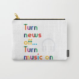 Music on Carry-All Pouch