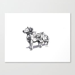 Robo Dog Canvas Print