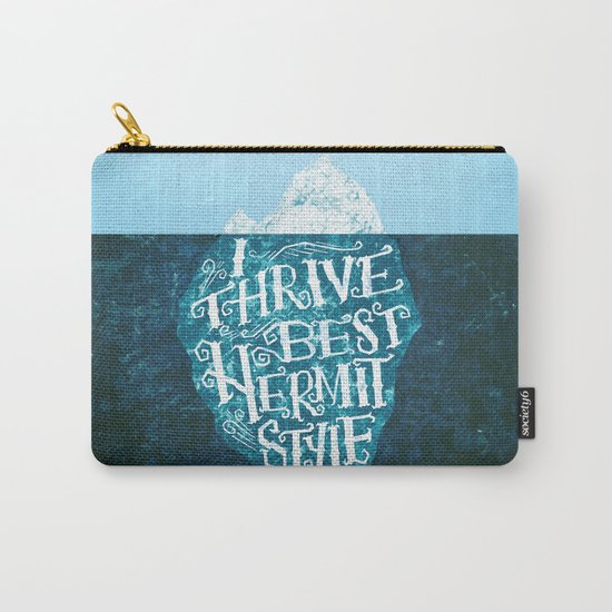 Hermit Iceberg Carry-All Pouch