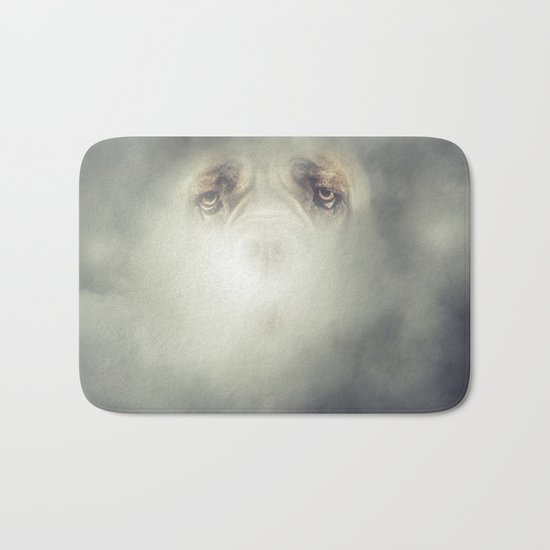Dog Fog Bath Mat